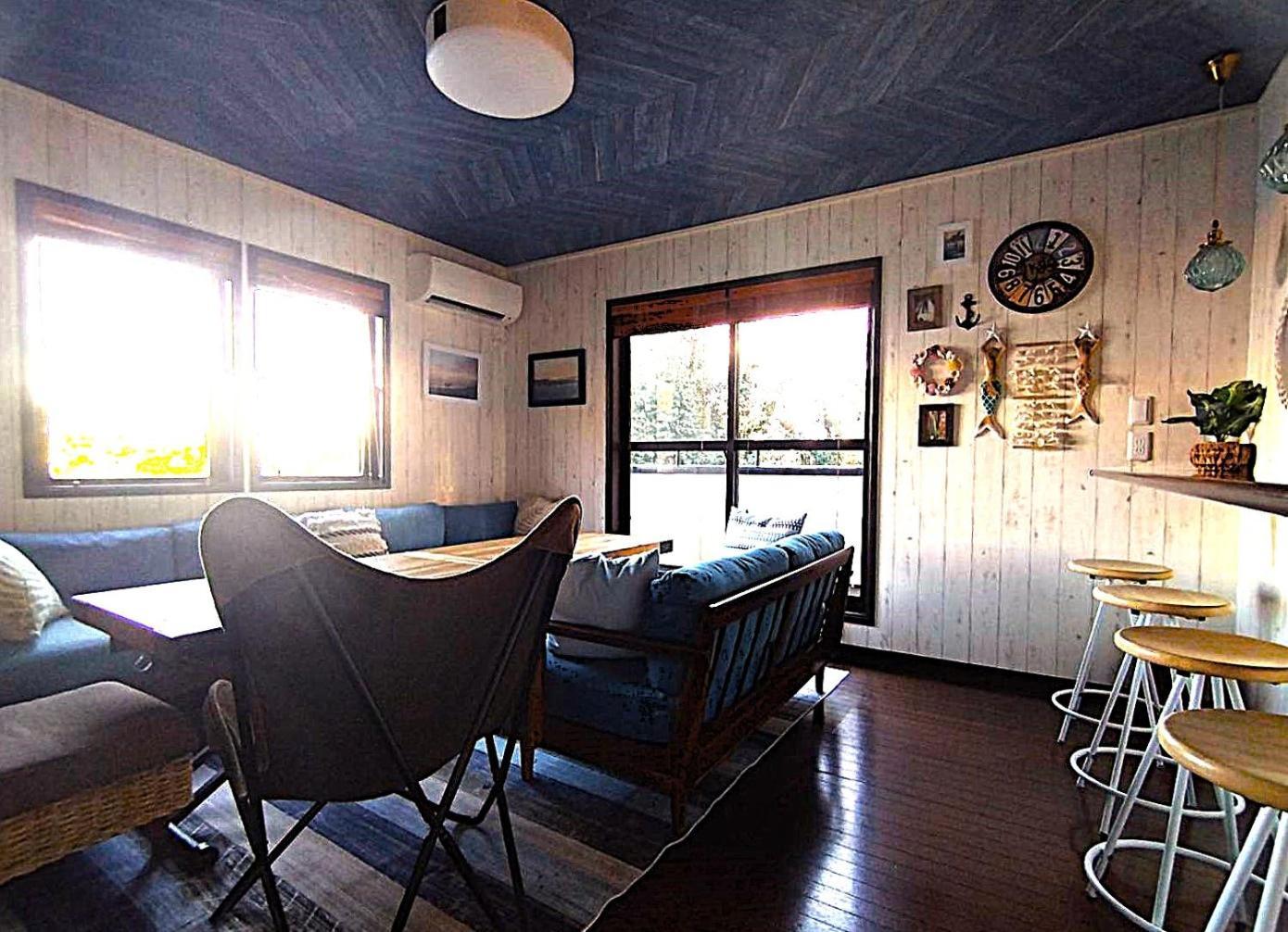 江の島の頂上から海を眺める一棟ヴィラ 一組限定貸切 The Enoshima Villa Ao ฟูจิซาวะ ภายนอก รูปภาพ